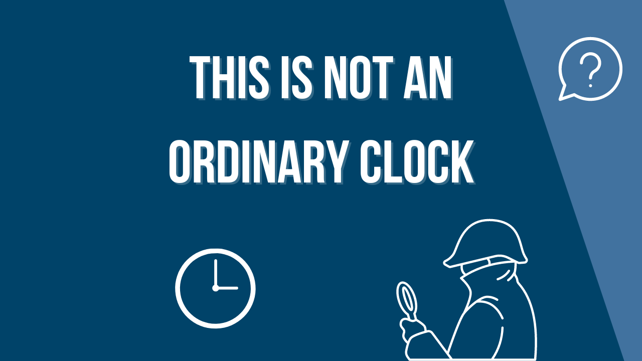 This is NOT an ordinary clock | Borko Rajkovic Tech Blog image.