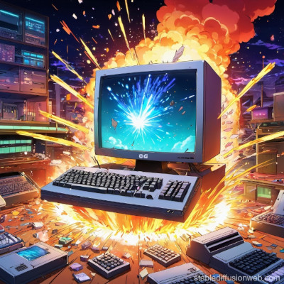 Exploding computer