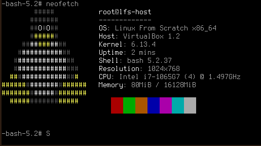 LFS neofetch